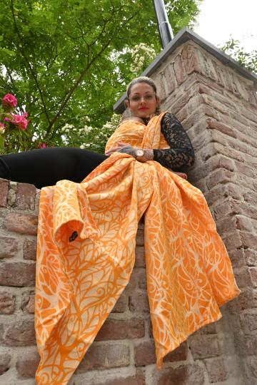 Solnce Genesis Papaya | Luxury Woven Wrap