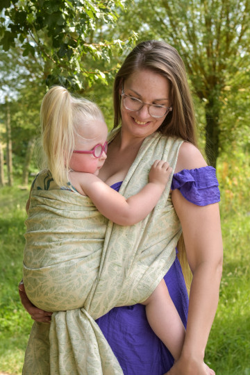 Solnce Genesis Green Tea Glamour | Luxury Woven Wrap