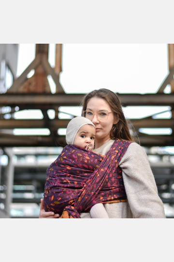 Solnce Eos Fiery Cross | Luxury Woven Wrap