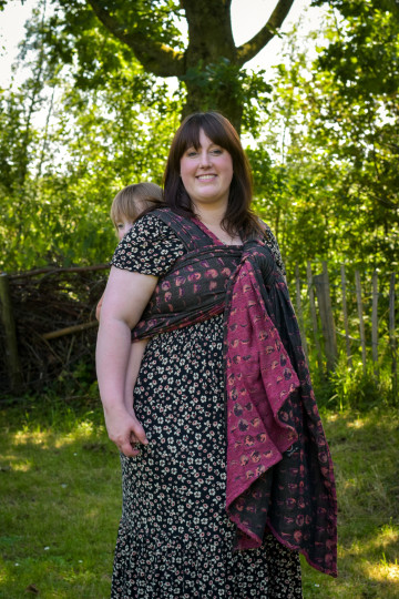 Solnce Moons In Silk My Julia Goes | Luxury Woven Wrap