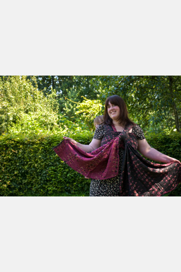 Solnce Moons In Silk My Julia Goes | Luxury Woven Wrap
