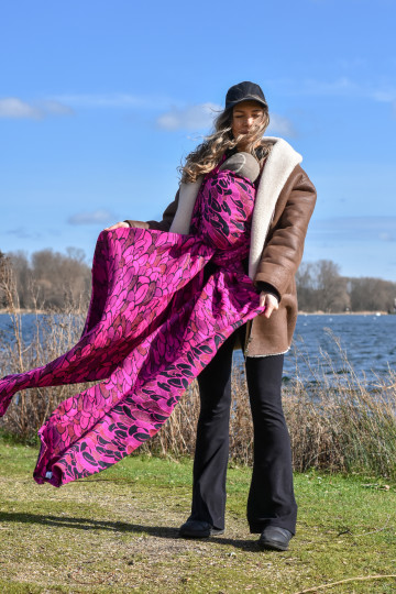 Solnce Angel Wings Lady Marmalade | Luxury Woven Wrap