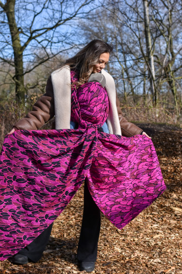 Solnce Angel Wings Lady Marmalade | Luxury Woven Wrap