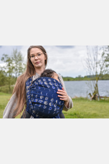 Solnce Moons Celestial Sapphire | Luxury Woven Wrap