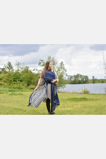 Solnce Moons Celestial Sapphire | Luxury Woven Wrap
