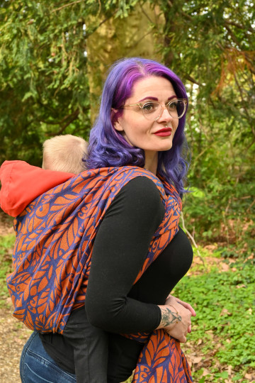 Solnce Genesis Sunset Azure | Luxury Woven Wrap