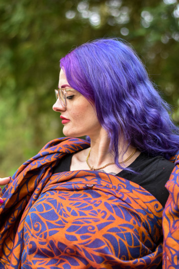 Solnce Genesis Sunset Azure | Luxury Woven Wrap