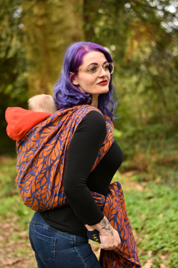 Solnce Genesis Sunset Azure | Luxury Woven Wrap