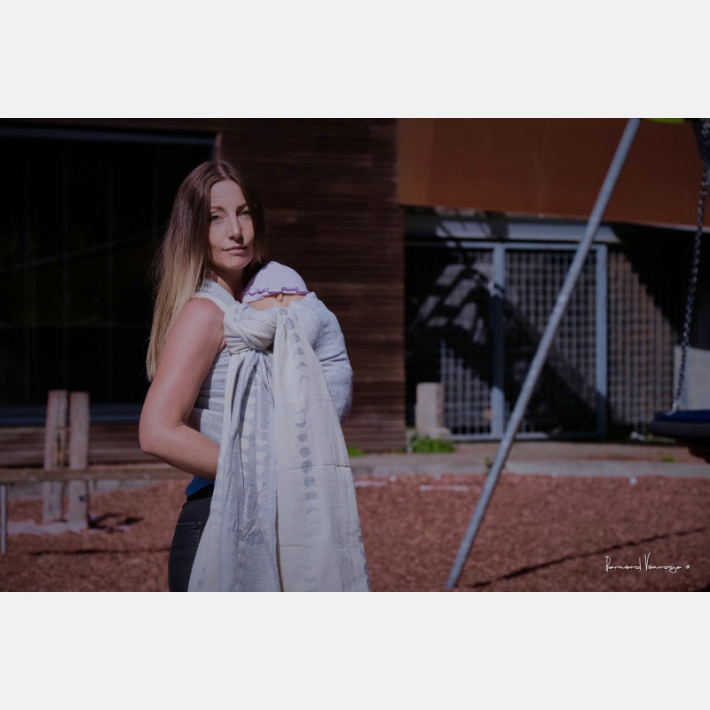 Solnce Phases Clear Skies | Luxury Woven Wrap