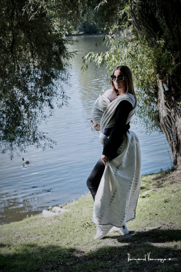 Solnce Phases World of Clouds | Luxury Woven Wrap
