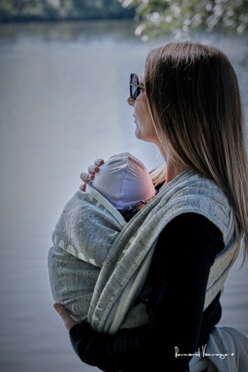 Solnce Phases World of Clouds | Luxury Woven Wrap