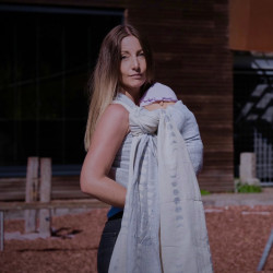 Solnce Phases Clear Skies | Luxury Woven Wrap