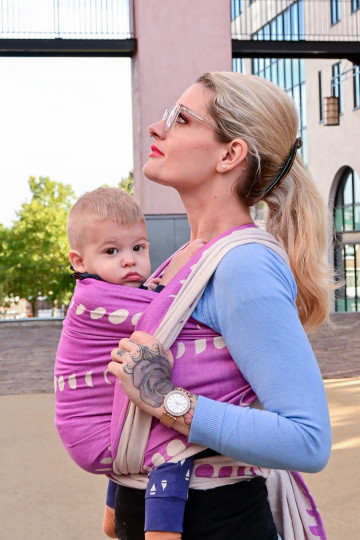 Solnce Phases Lavender Haze | Luxury Woven Wrap