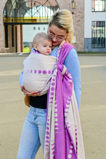 Solnce Phases Lavender Haze | Luxury Woven Wrap