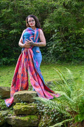 Solnce Fern BABE Rainbow of Velaris | Luxury Woven Wrap