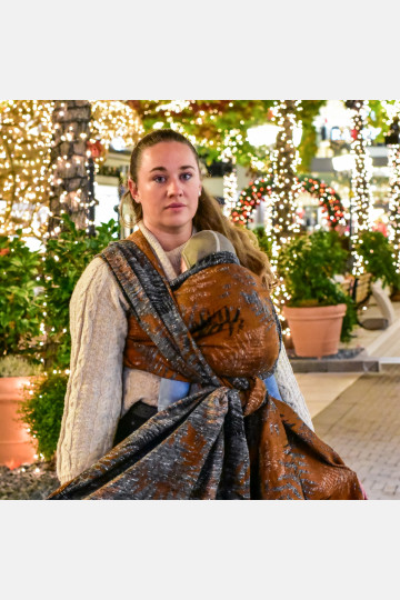 Solnce Fern Silent Blaze | Luxury Woven Wrap