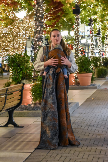 Solnce Fern Silent Blaze | Luxury Woven Wrap