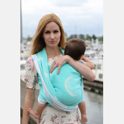 Solnce Tides BABE Larimar | Luxury Woven Wrap