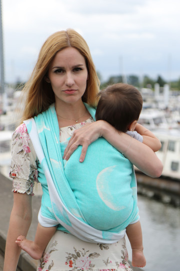 Solnce Tides BABE Larimar | Luxury Woven Wrap