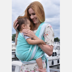 Solnce Tides BABE Larimar | Luxury Woven Wrap